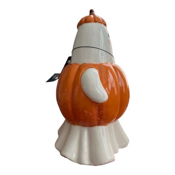 Halloween Ghost In Pumpkin With Hanging Jack O Lantern Pail Bucket Decor 🎃 - Picture 4 of 8